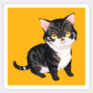 Tabby Kitty Sticker